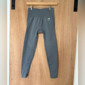 Gymshark Vital Seamless Leggings gray workout gym lifting size S